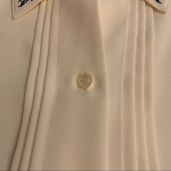 NWT Napa Studio Blouse w/Embroidery & Beads - Picture 8 of 10